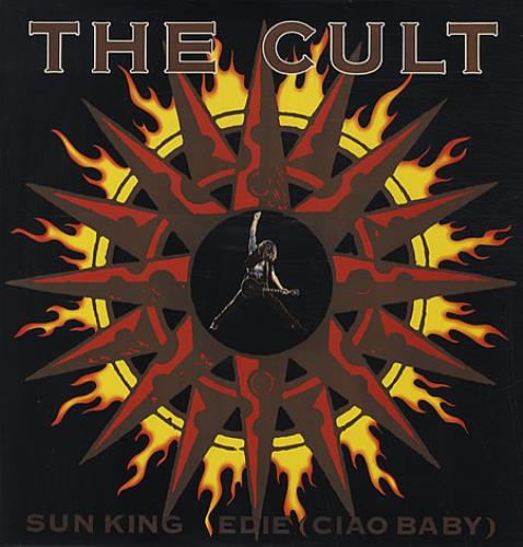 The Cult Sun King - Hologram Sleeve 12" vinyl single (12 inch record / Maxi-single) UK CLT12SU11799