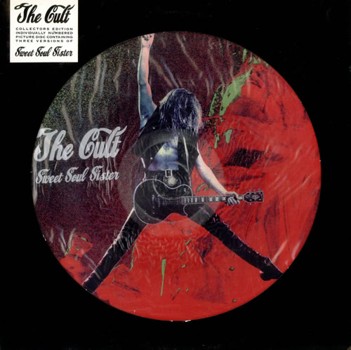 The Cult Sweet Soul Sister 12" vinyl picture disc (12 inch picture record) UK CLT2PSW44701