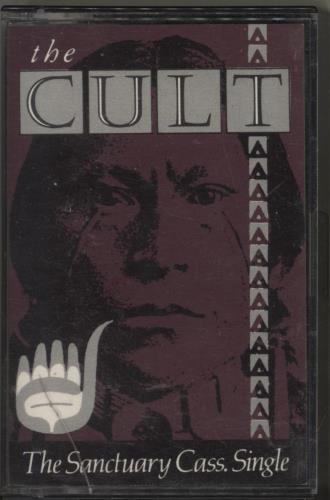 The Cult The Sanctuary cassette single UK CLTCSTH192857