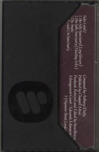 The Cult The Sanctuary cassette single UK CLTCSTH192857