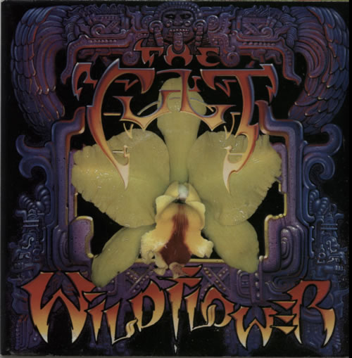 The Cult Wild Flower 7" vinyl single (7 inch record / 45) US CLT07WI595600