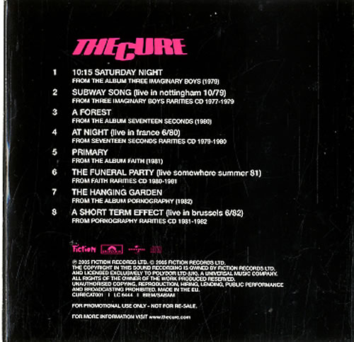 The Cure 4play CD album (CDLP) UK CURCDPL341607