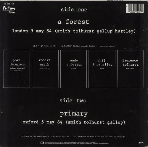 The Cure A Forest 12" vinyl single (12 inch record / Maxi-single) German CUR12AF02234