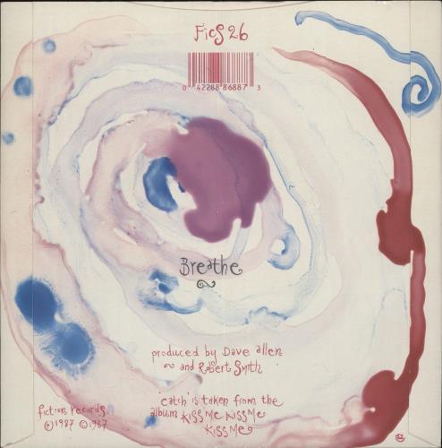 The Cure Catch - Paper labels 7" vinyl single (7 inch record / 45) UK CUR07CA19597