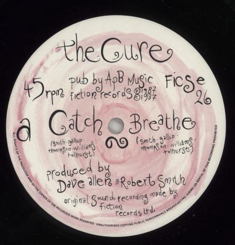 The Cure Catch - VG 12" vinyl single (12 inch record / Maxi-single) UK CUR12CA884061
