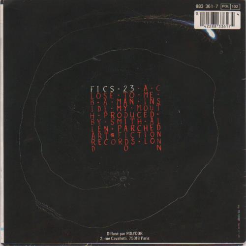 The Cure Close To Me 7" vinyl single (7 inch record / 45) French CUR07CL180050