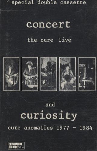 The Cure Concert & Curiosity cassette album UK CURCLCO83377