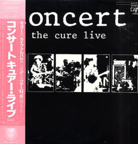 The Cure Concert - The Cure Live vinyl LP album (LP record) Japanese CURLPCO118489