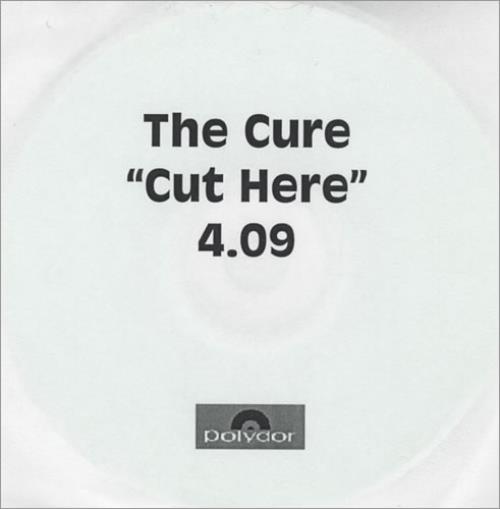 The Cure Cut Here CD-R acetate UK CURCRCU202668