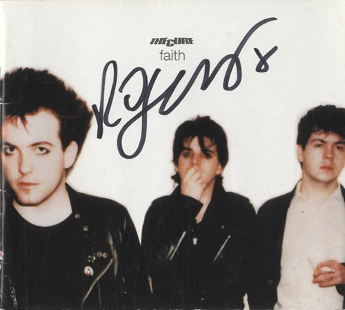 The Cure Faith - Autographed 2 CD album set (Double CD) US CUR2CFA520386
