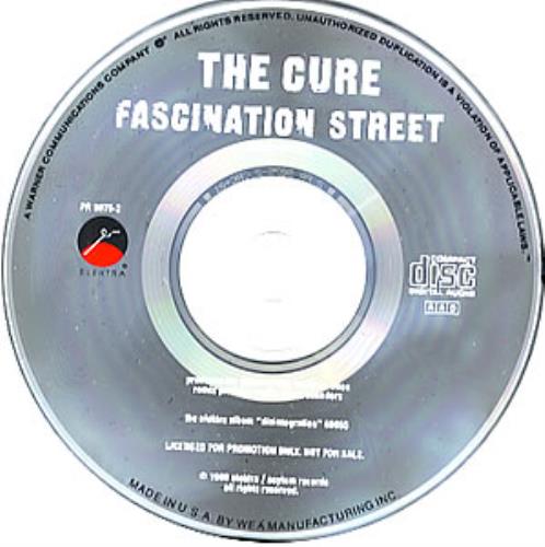 The Cure Fascination Street CD single (CD5 / 5") US CURC5FA30190