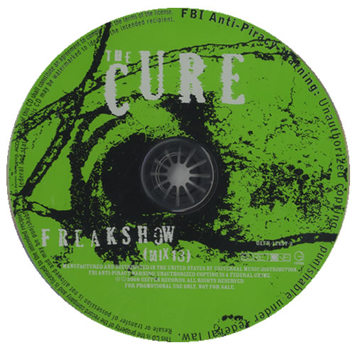 The Cure Freakshow CD single (CD5 / 5") US CURC5FR439903