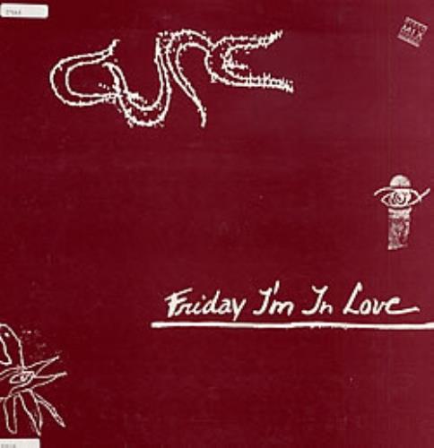 The Cure Friday I'm In Love 12" vinyl single (12 inch record / Maxi-single) Brazilian CUR12FR19120