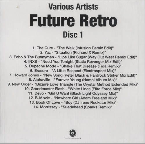 The Cure Future Retro CD-R acetate US CURCRFU489760