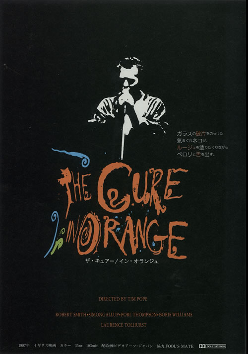 The Cure In Orange - Pair of Handbills handbill Japanese CURHBIN638808