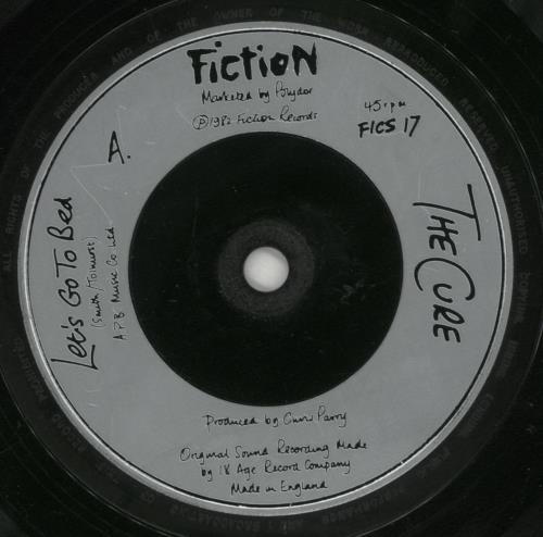 The Cure Let's Go To Bed - EX 7" vinyl single (7 inch record / 45) UK CUR07LE663907