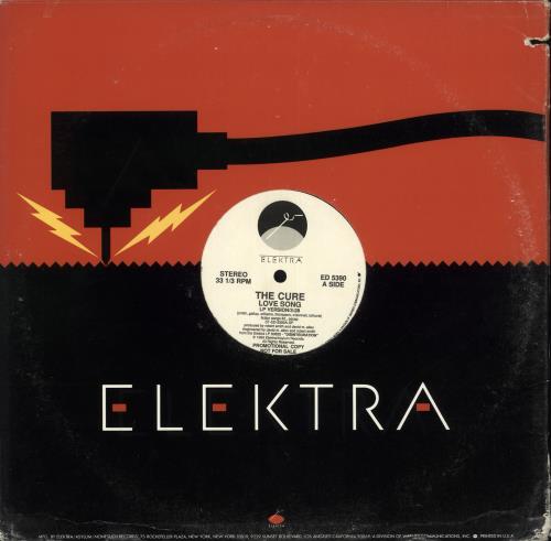 The Cure Love Song 12" vinyl single (12 inch record / Maxi-single) US CUR12LO14582