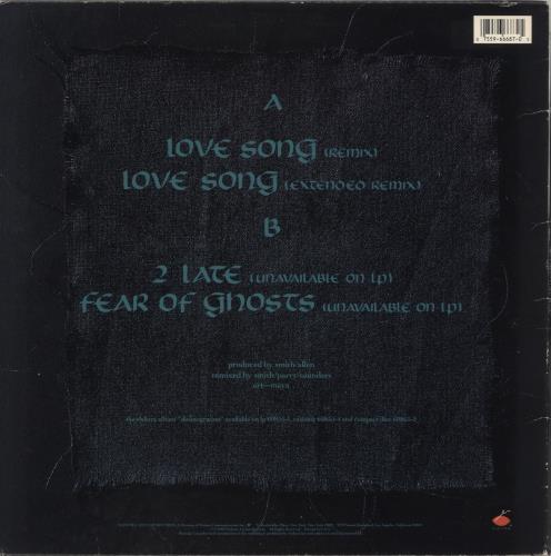 The Cure Lovesong 12" vinyl single (12 inch record / Maxi-single) US CUR12LO64334
