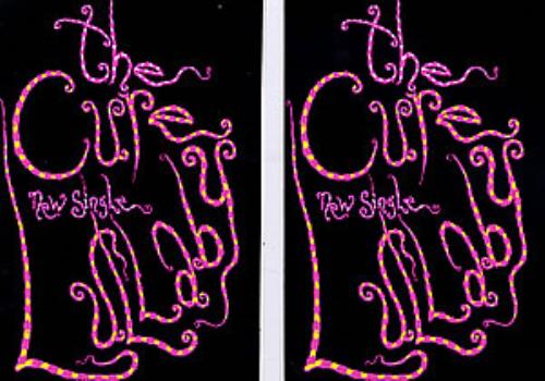 The Cure Lullaby - Set of 2 Promo Stickers memorabilia UK CURMMLU279781