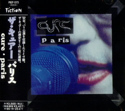 The Cure Paris CD album (CDLP) Japanese CURCDPA198957