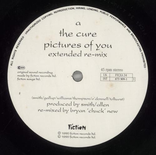 The Cure Pictures Of You 12" vinyl single (12 inch record / Maxi-single) UK CUR12PI39592