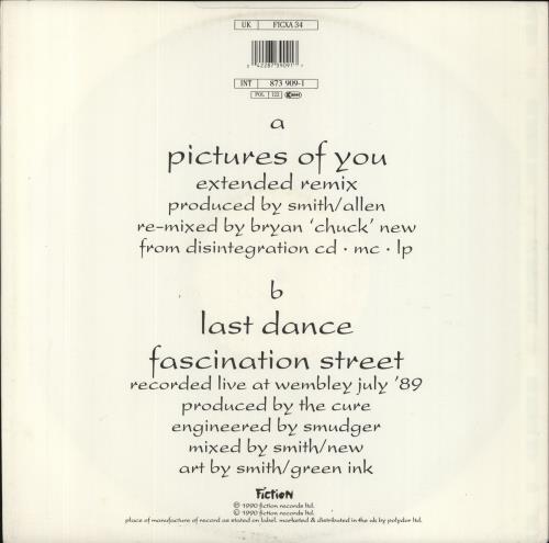 The Cure Pictures Of You 12" vinyl single (12 inch record / Maxi-single) UK CUR12PI39592