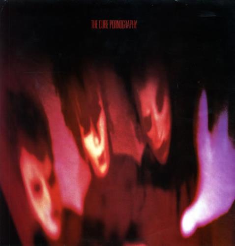 The Cure Pornography + Insert vinyl LP album (LP record) UK CURLPPO367586