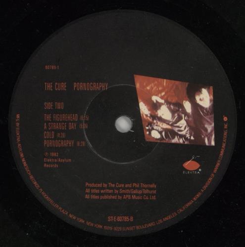 The Cure Pornography -EX vinyl LP album (LP record) US CURLPPO869519