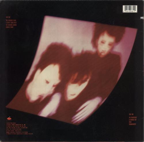 The Cure Pornography -EX vinyl LP album (LP record) US CURLPPO869519