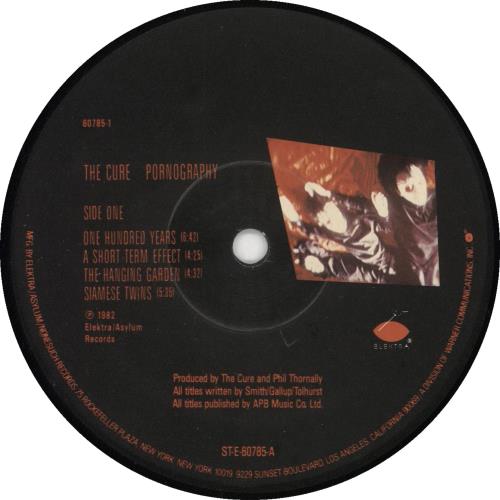 The Cure Pornography vinyl LP album (LP record) US CURLPPO735073