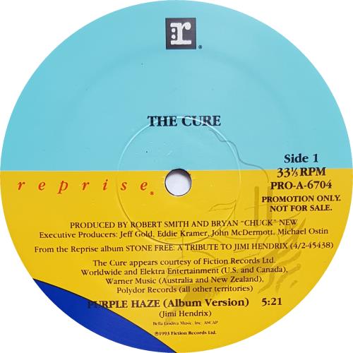 The Cure Purple Haze 12" vinyl single (12 inch record / Maxi-single) US CUR12PU28491