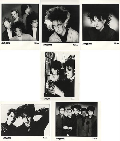 The Cure Set Of Six Publicity Photographs photograph UK CURPHSE311784