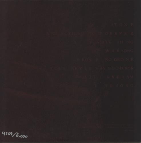 The Cure Songs Of A Lost World - Blood Records Exclusive Picture Disc picture disc LP (vinyl picture disc album) UK CURPDSO851187