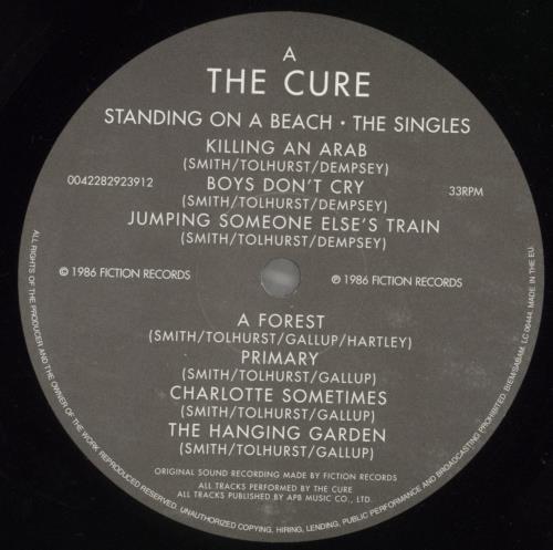 The Cure Standing On A Beach - The Singles - 180gm vinyl LP album (LP record) UK CURLPST768003