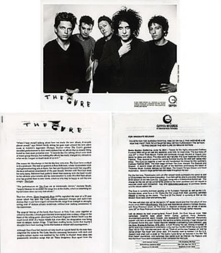 The Cure The Cure media press pack US CURPPTH295681