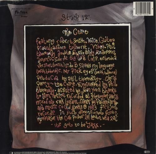 The Cure The Love Cats - EX 12" vinyl single (12 inch record / Maxi-single) German CUR12TH884047