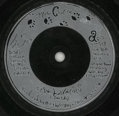 The Cure The Love Cats - Inj 7" vinyl single (7 inch record / 45) UK CUR07TH02252