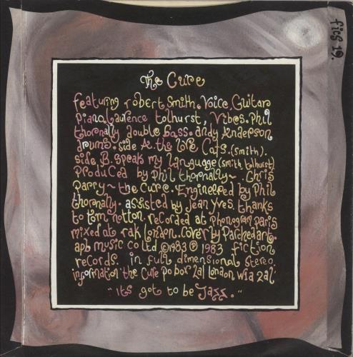 The Cure The Love Cats - Inj 7" vinyl single (7 inch record / 45) UK CUR07TH02252