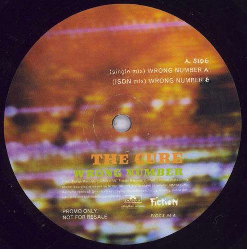 The Cure Wrong Number - Double Pack 12" vinyl single (12 inch record / Maxi-single) UK CUR12WR103474