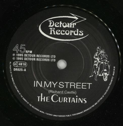 The Curtains In My Street / Family Affair 7" vinyl single (7 inch record / 45) UK 5NO07IN806009