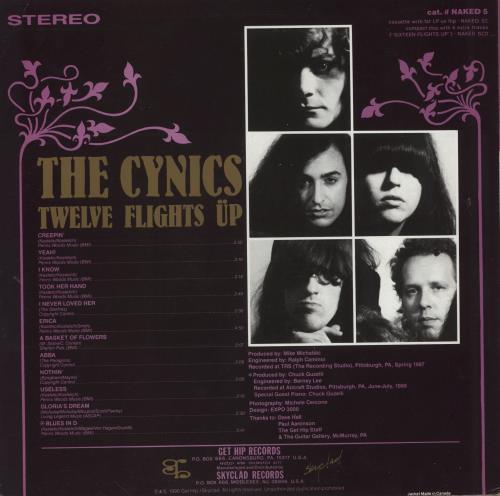 The Cynics Twelve Flights Up - Clear Vinyl vinyl LP album (LP record) US CYNLPTW863308