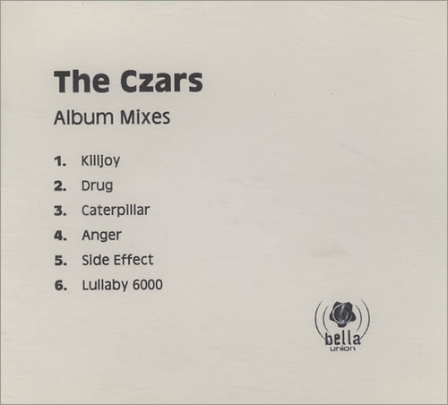 The Czars Album Mixes CD-R acetate UK CZACRAL429226
