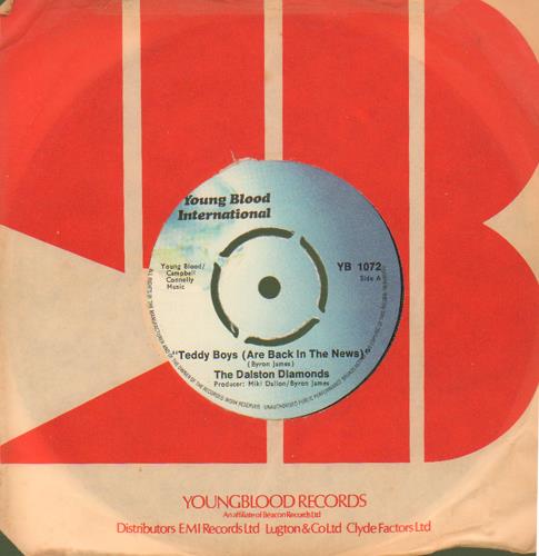 The Dalston Diamonds Teddy Boys [Are Back In The News] 7" vinyl single (7 inch record / 45) UK YH307TE677425