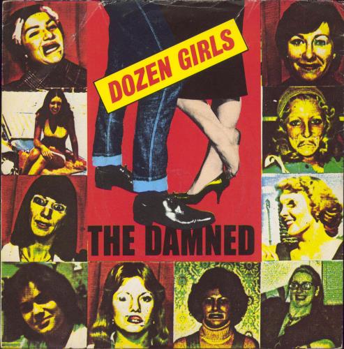 The Damned Dozen Girls - EX 7" vinyl single (7 inch record / 45) UK DAM07DO792368