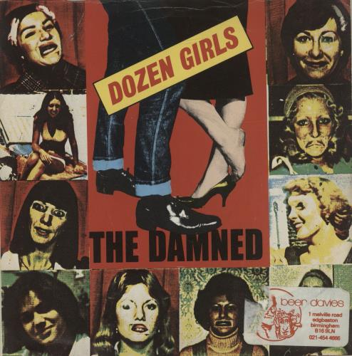 The Damned Dozen Girls - P/S - EX 7" vinyl single (7 inch record / 45) UK DAM07DO679372