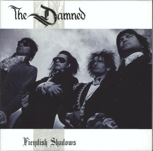 The Damned Fiendish Shadows - White 2-LP vinyl record set (Double LP Album) UK DAM2LFI820326