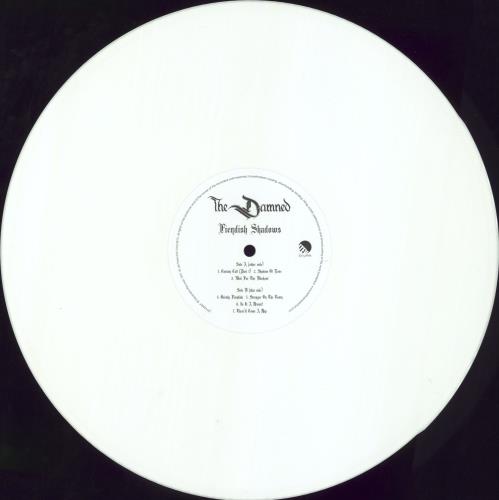 The Damned Fiendish Shadows - White 2-LP vinyl record set (Double LP Album) UK DAM2LFI820326