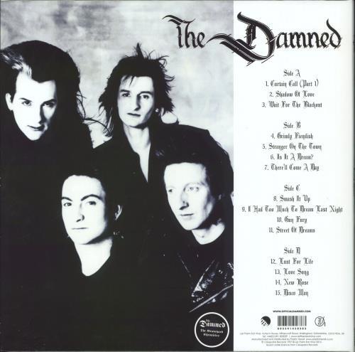 The Damned Fiendish Shadows - White 2-LP vinyl record set (Double LP Album) UK DAM2LFI820326