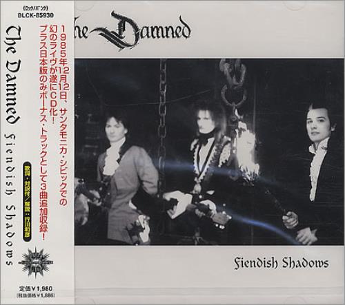 The Damned Fiendish Shadows CD album (CDLP) Japanese DAMCDFI389095