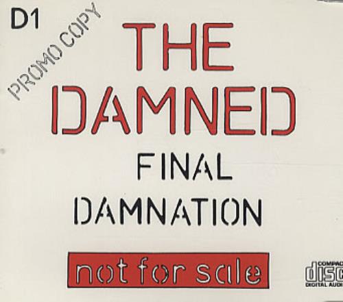 The Damned Final Damnation Sampler CD single (CD5 / 5") UK DAMC5FI21584